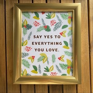 🖼 8x10 Art Poster in Gold Frame